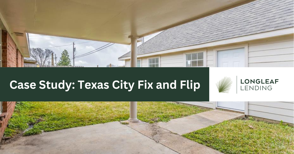 Case Study: Texas City Fix and Flip