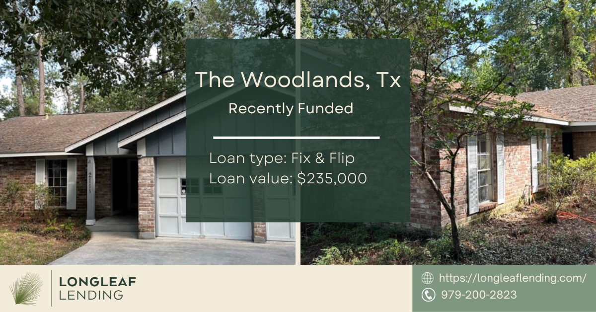 Woodlands Texas Hard Money Loan