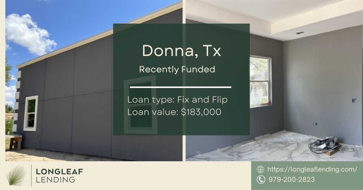 Donna Texas Hard Money Loan